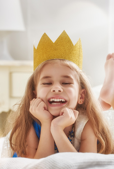 dental crown smiling kid